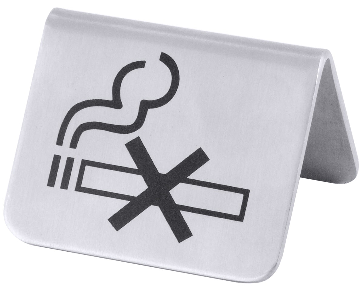 Rauchen verboten Schild aus Metall.