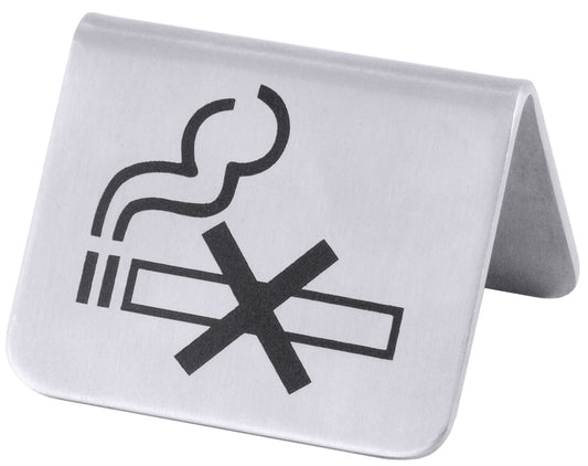 Rauchen verboten Schild aus Metall.