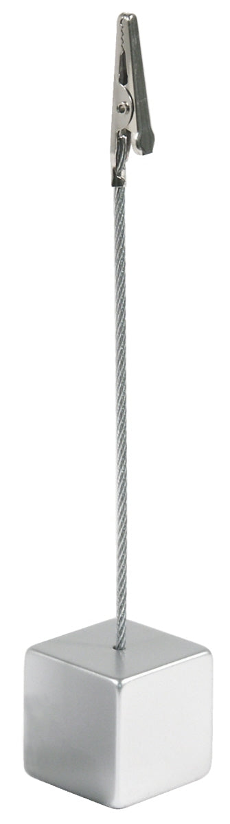 Notizhalter mit Klammer und Sockel.