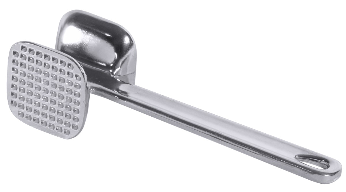 Metall-Fleischklopfer mit Griff.