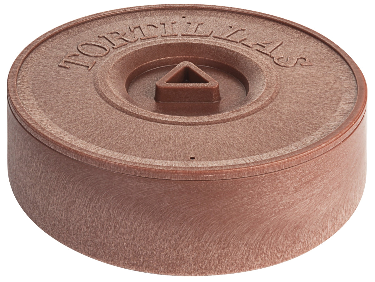 Runder Tortilla-Wärmer aus Holz