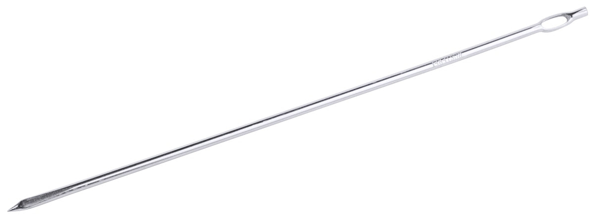 Bratenschnur-Nadel aus Metall.