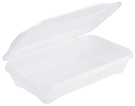 Transparente Take-away-Box mit Deckel