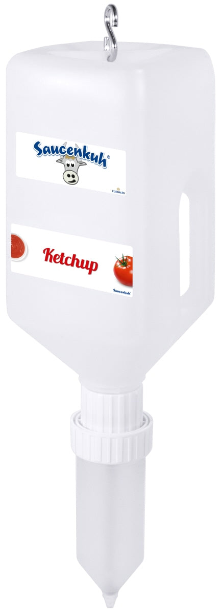 Ketchup-Spender für Großküchen.