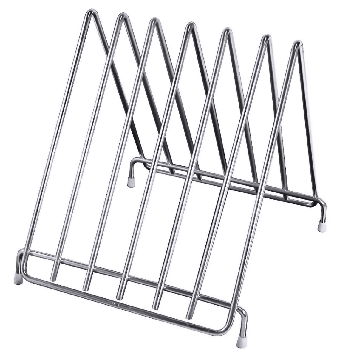 Metallständer für Tabletts oder Geschirr.