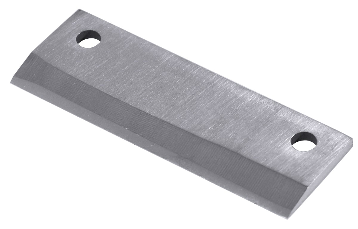 Metallplatte mit zwei Löchern.