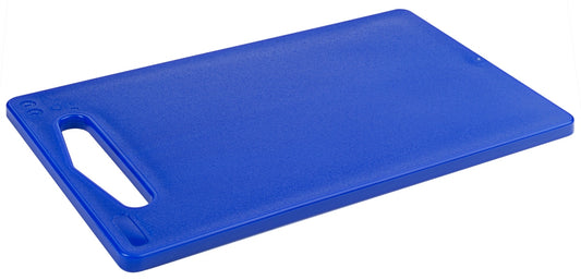 Blaue Kunststoff-Schneidplatte mit Griff