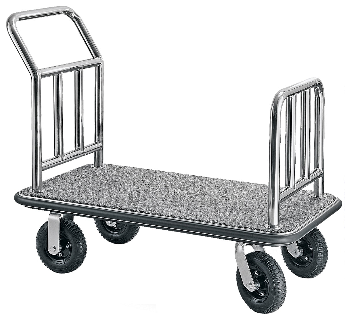 Transportwagen mit vier Rädern.