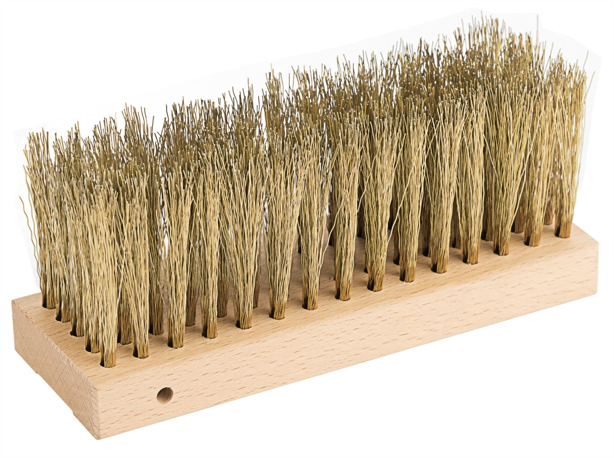 Holzbürste mit Naturborsten.