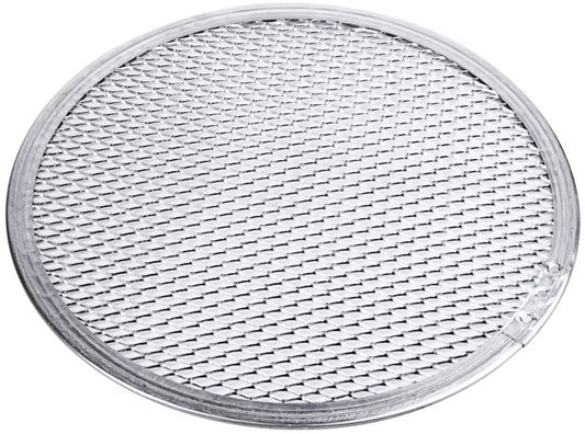 Rundes Metallgitter für Pizza.