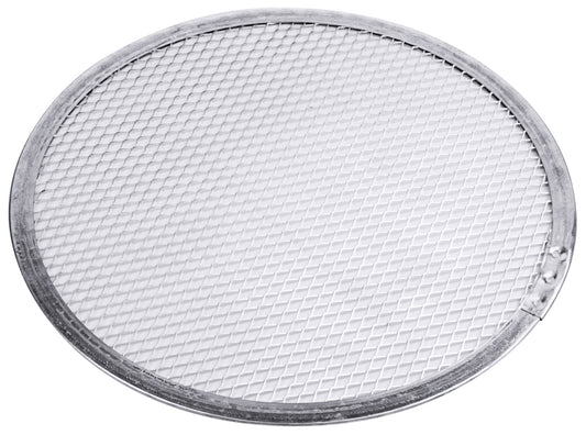 Rundes Metallgitter für Pizza.