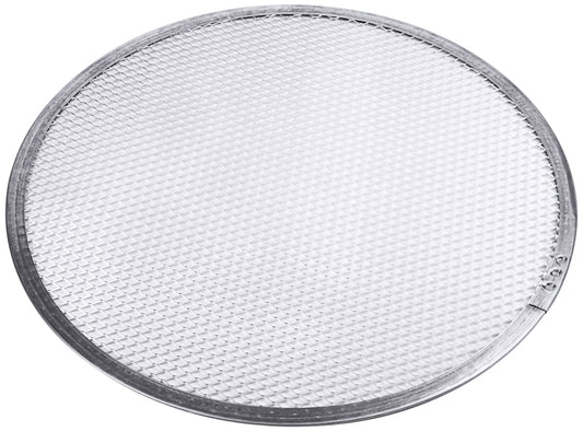 Rundes Pizzagitter aus Metall.