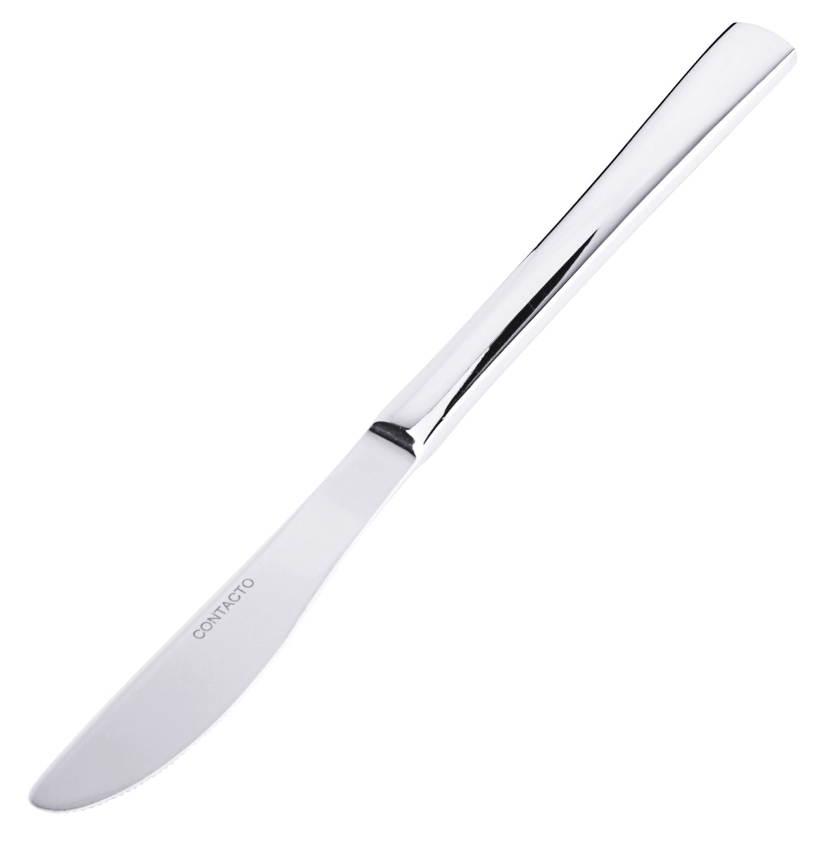 Silbernes Buttermesser mit Logo.