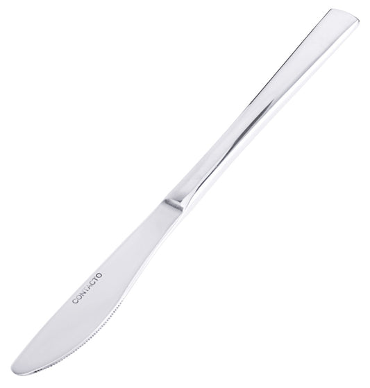 Silbernes Buttermesser mit Logo.