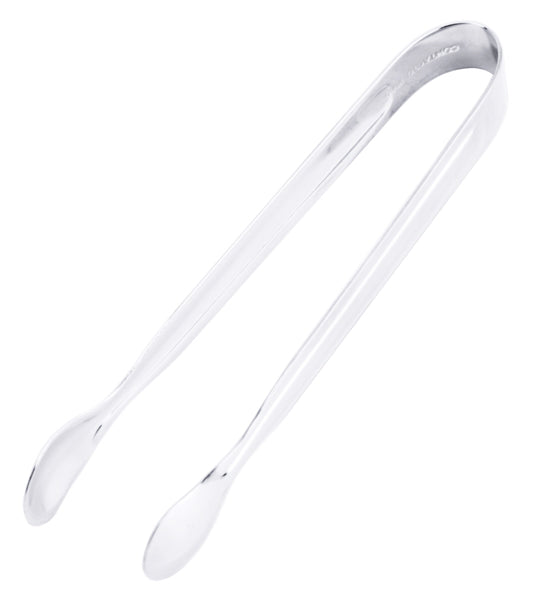 Silberne Zange für Gastronomiebedarf.