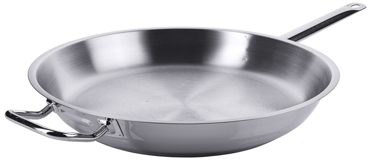 Edelstahl-Wok mit Griffen