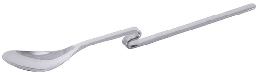 Löffel mit Haken aus Metall.