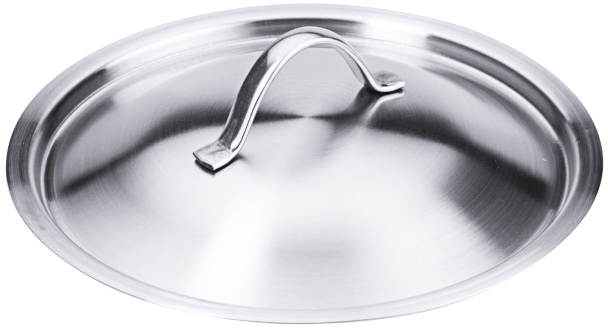 Edelstahl-Topfdeckel mit Griff