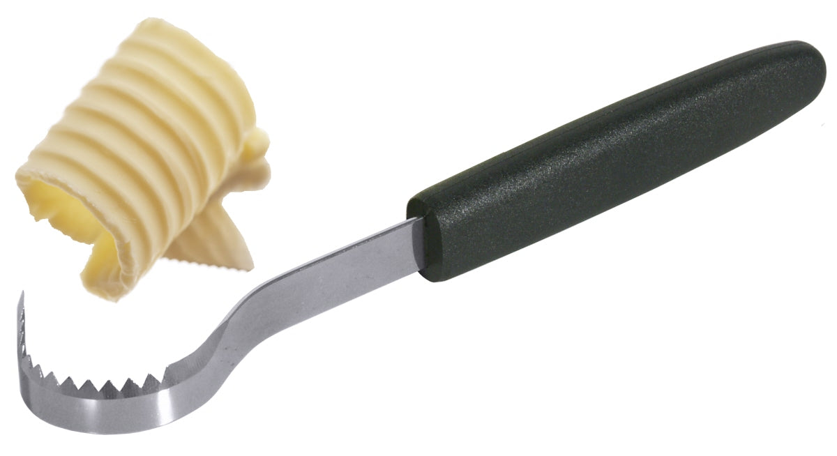 Butterformer mit geriffeltem Griff.