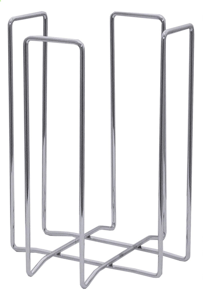 Metallständer für Servietten oder Menükarten.