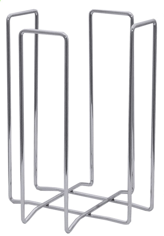 Metallständer für Servietten oder Menükarten.
