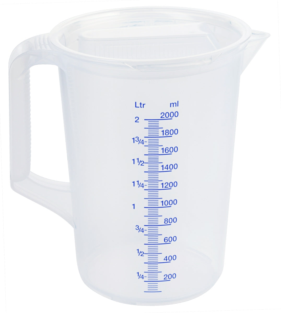 Messbecher mit Liter-Skala