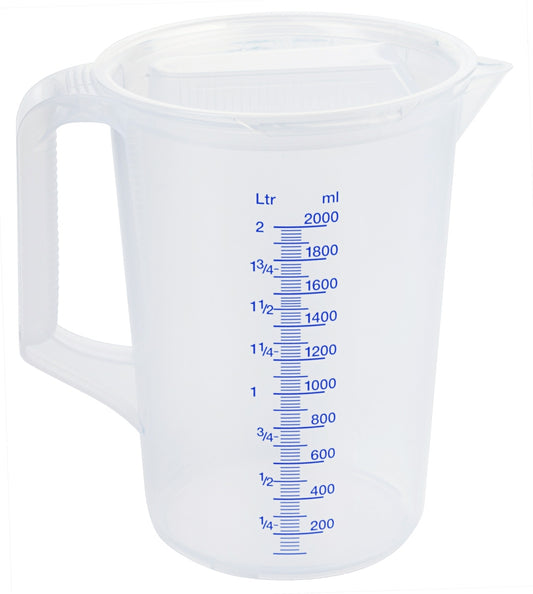 Messbecher mit Liter-Skala