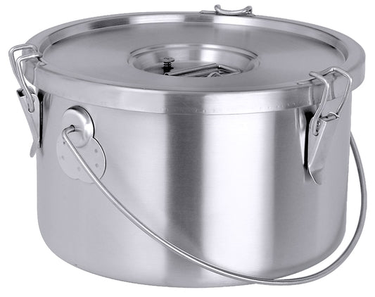 Edelstahl-Gastronomeimer mit Deckel