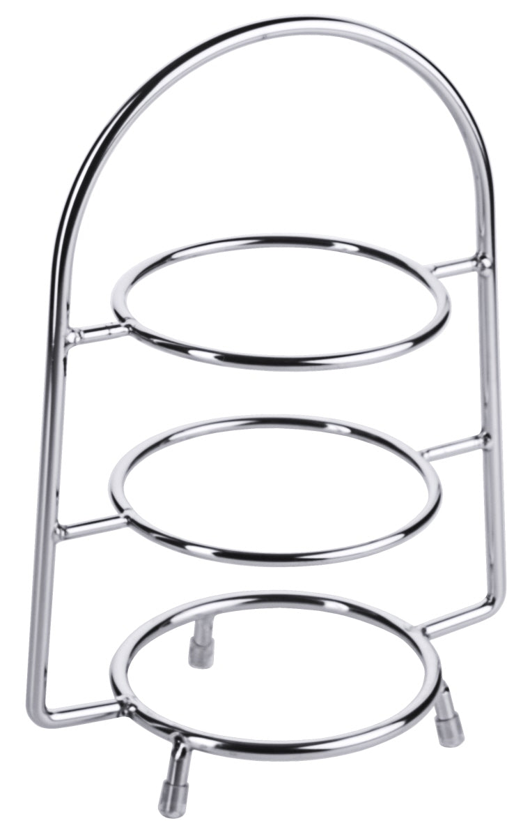 Etagere mit Obst auf Tellern.
