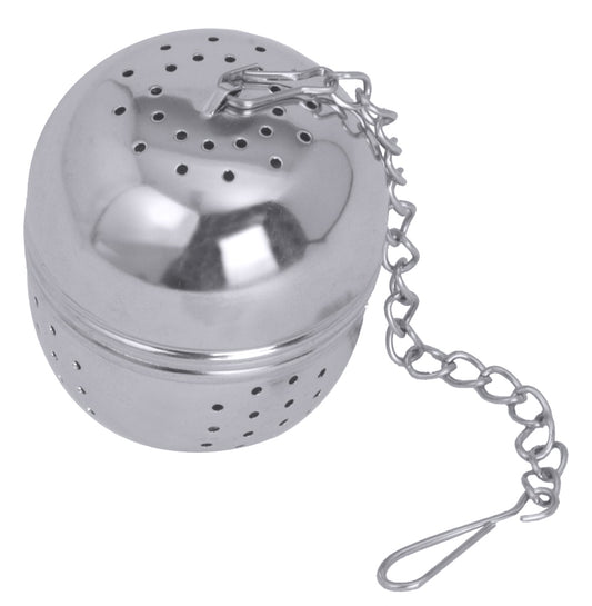 Metall-Teesieb mit Kette.