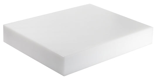 Weißer Hackblock aus Polyethylen