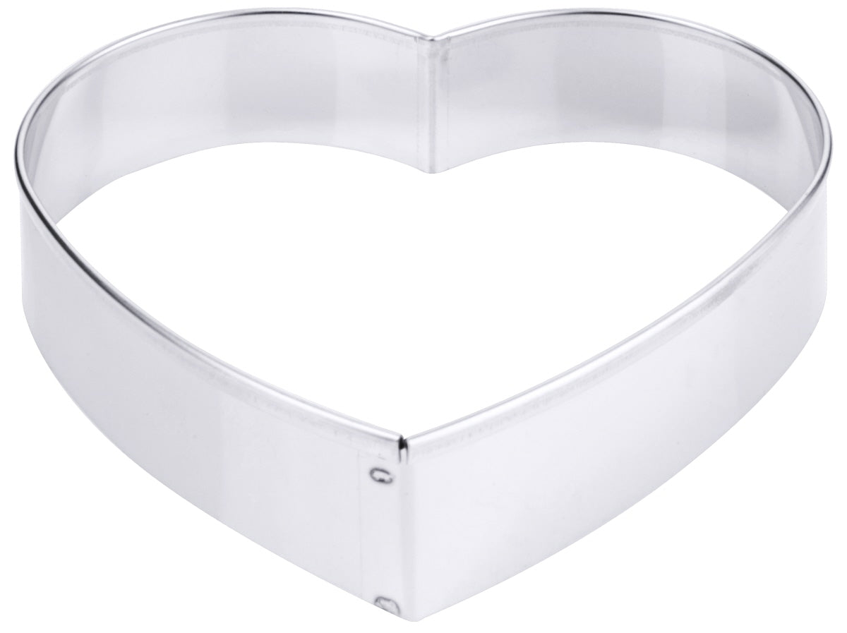 Herzförmige Backform aus Metall