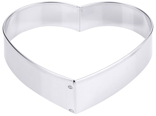 Herzförmiger Tortenring aus Metall