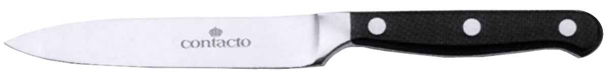 Küchenmesser mit schwarzem Griff.