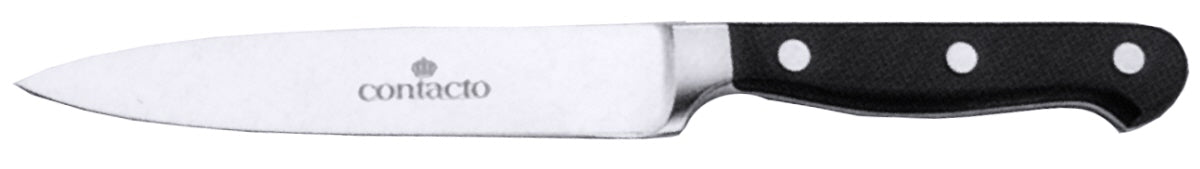 Küchenmesser mit schwarzem Griff.