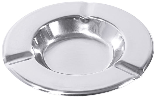 Metallaschenbecher mit Zigarettenablagen.