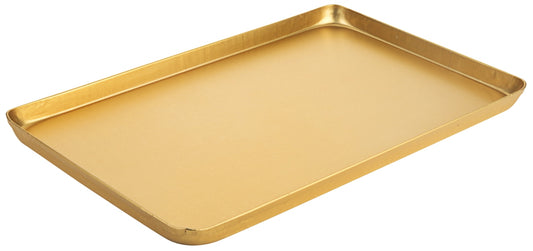 Goldenes Serviertablett für Gastronomie