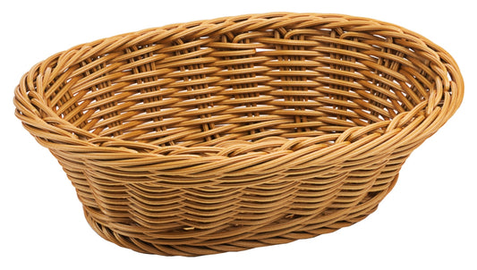 Geflochtener Brotkorb aus Weide.