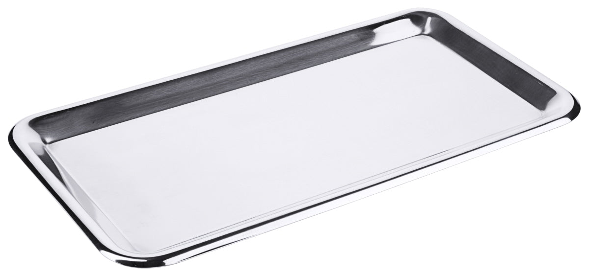 Metalltablett für Gastronomiebedarf.