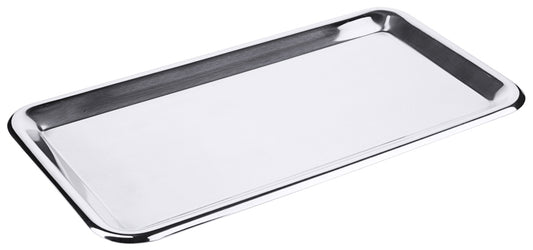 Metalltablett für Gastronomiebedarf.
