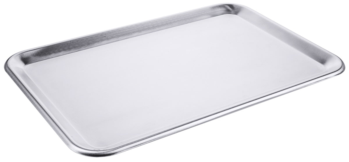 Metalltablett für Gastronomiebedarf.
