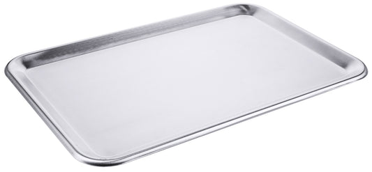 Metalltablett für Gastronomiebedarf.