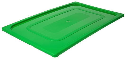 Grüner Deckel für GN-Behälter.