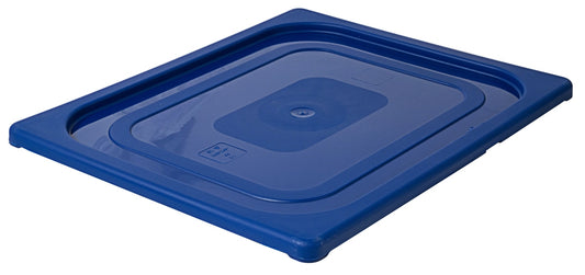 Blauer Kunststoffdeckel für GN-Behälter.