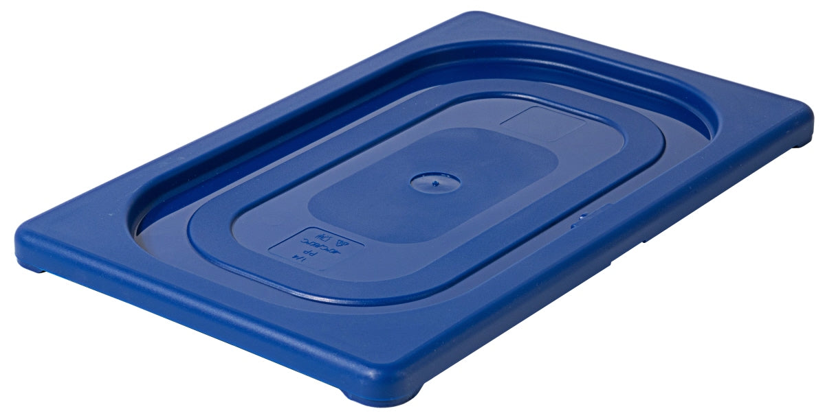 Blauer Deckel für GN-Behälter.