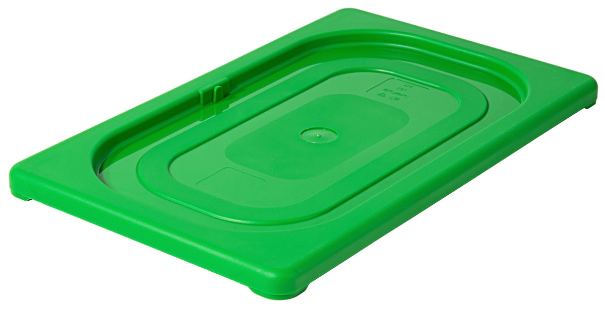 Grüner Deckel für GN-Behälter.