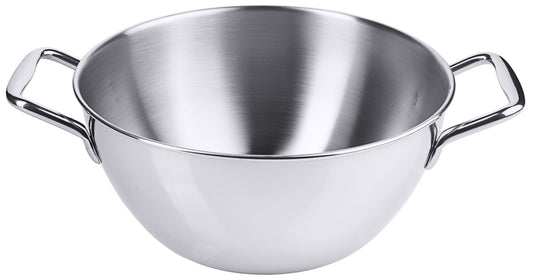 Edelstahlschüssel mit Griffen