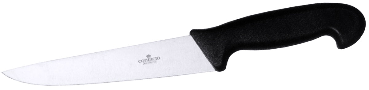 Küchenmesser mit schwarzem Griff.
