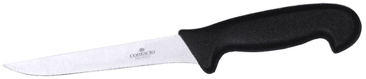 Küchenmesser mit schwarzem Griff.