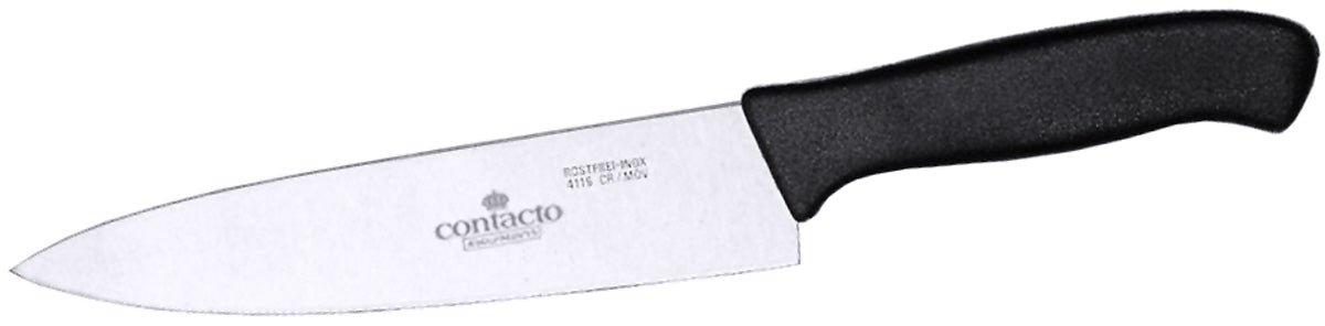 Küchenmesser mit schwarzem Griff.